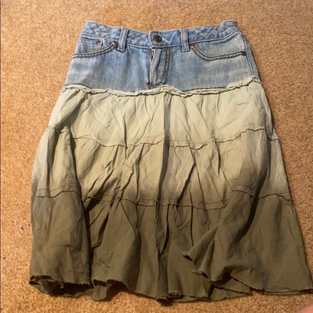 OMBRE JEAN SKIRT
